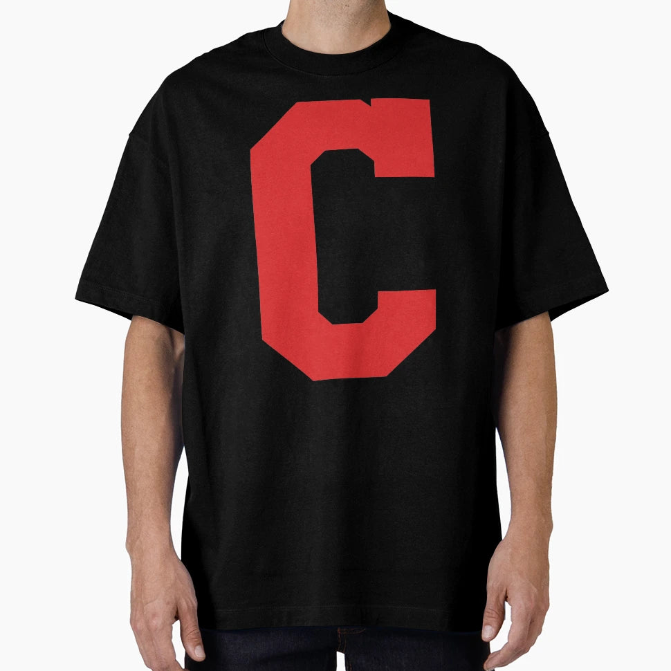 Alphabet Red C Sports Letter C T-Shirt - Trendy Graphic for Adults - T-Shirt, Sweatshirt, Hoodie