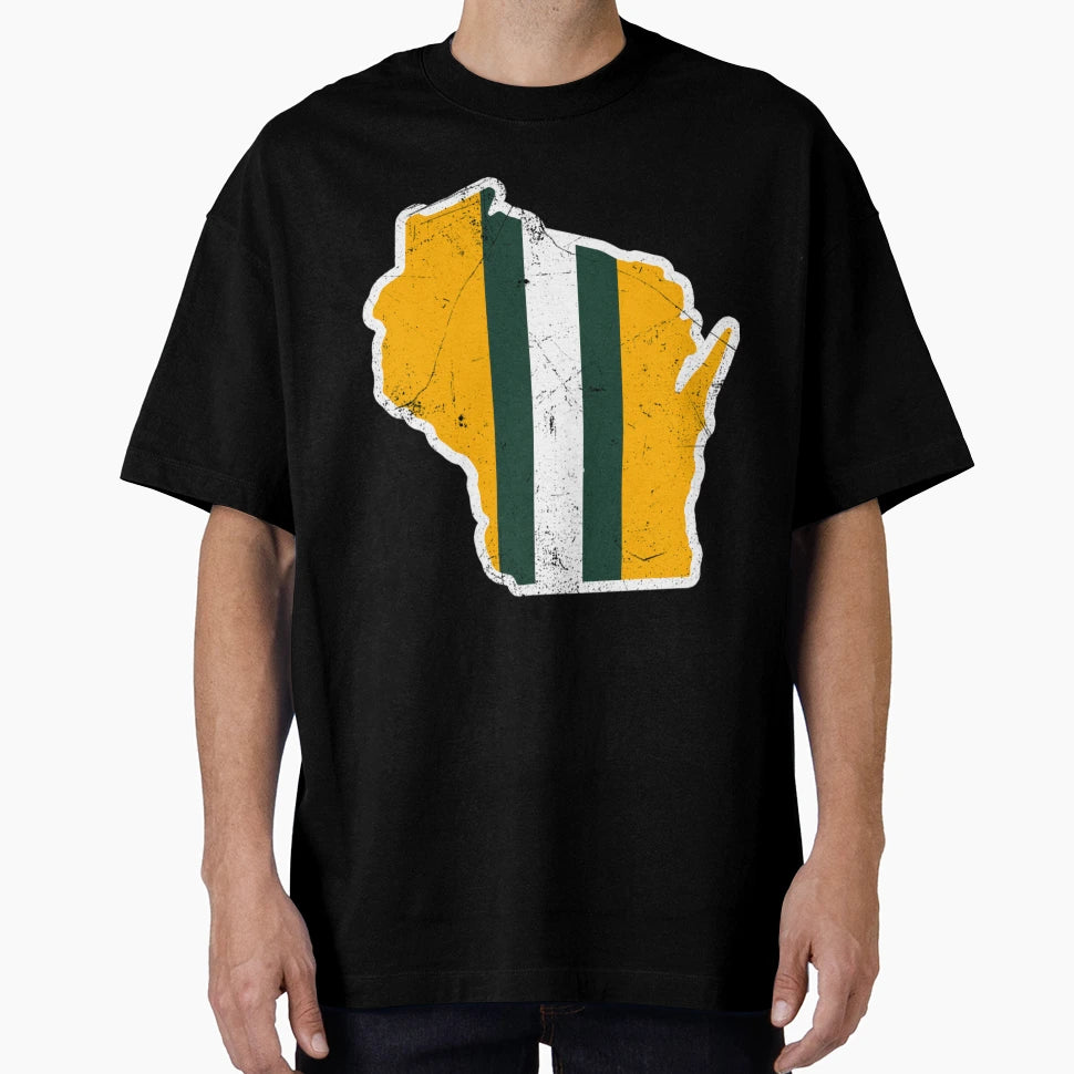 Wisconsin Helmet T-Shirt - Novelty Apparel Unisex - T-Shirt, Sweatshirt, Hoodie