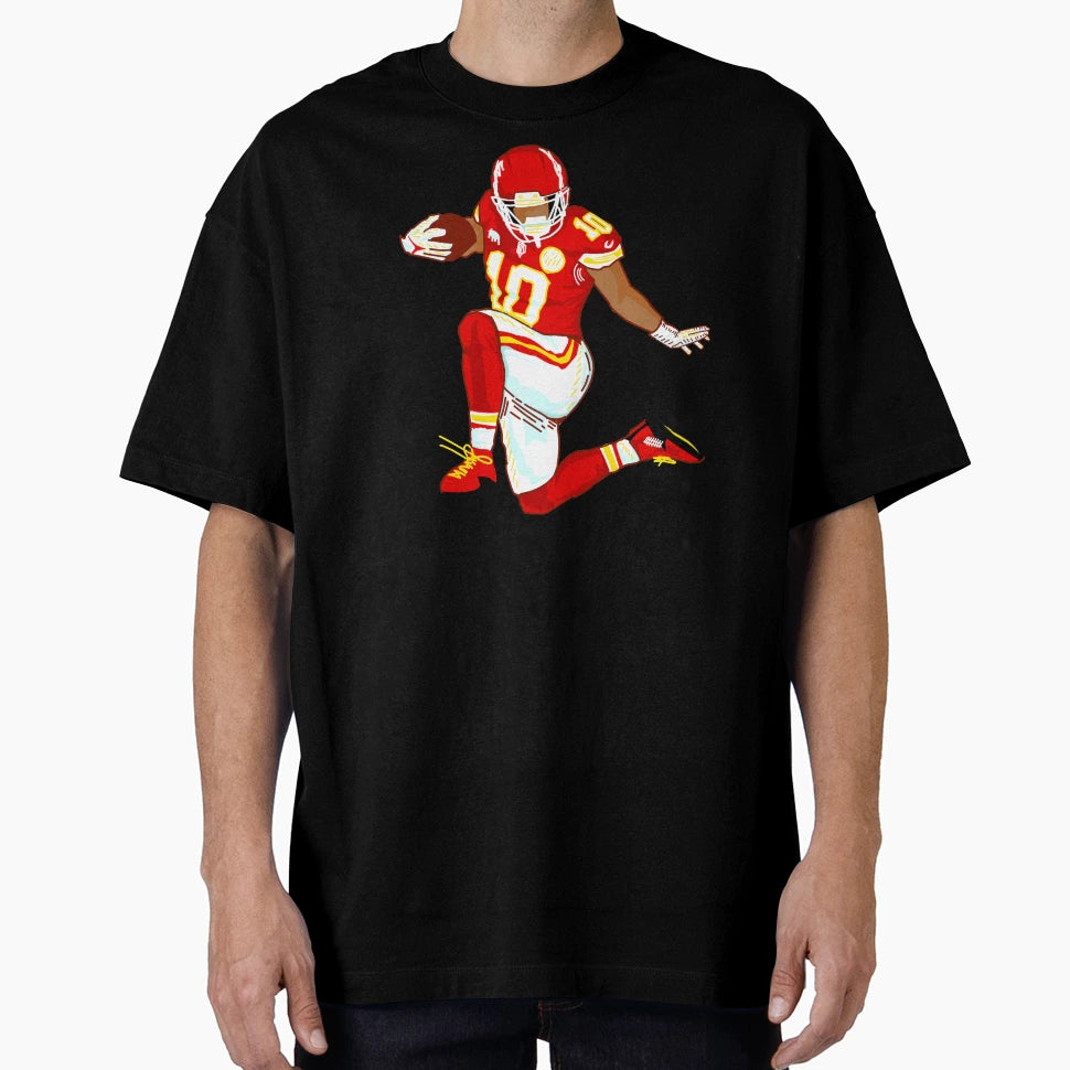 Isiah Pacheco 10 Kc Chiefs T-Shirt - Custom Art Print Unisex - T-Shirt, Sweatshirt, Hoodie