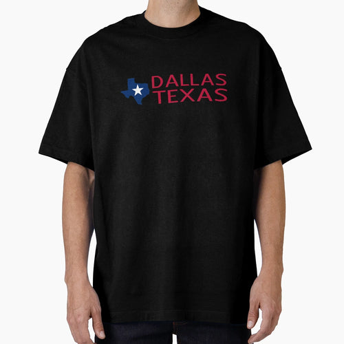 Dallas Texas State Shape Star T-Shirt - Unique Graphic Unisex - T-Shirt, Sweatshirt, Hoodie