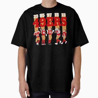 49Ers American Football T-Shirt - Fun Novelty Design for Adults - T-Shirt, Sweatshirt, Hoodie