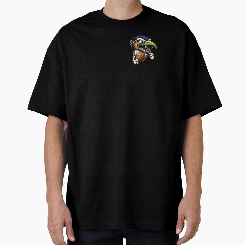 Funny Seattle Seahawks Football T-Shirt - Minimalist Print for Adults - T-Shirt, Sweatshirt, Hoodie