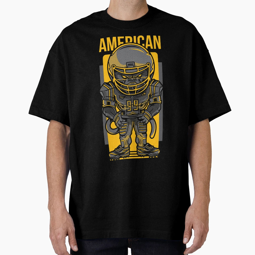 American Football Player T-Shirt - Fun Novelty Design Men Women - T-Shirt, Sweatshirt, Hoodie