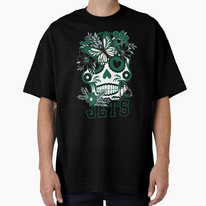 New York Jets Scull T-Shirt - Graphic Print for Adults - T-Shirt, Sweatshirt, Hoodie