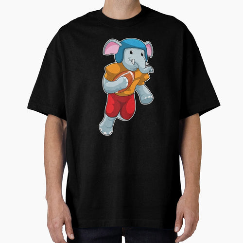 Elephant Football Sports T-Shirt - Custom Art Print Unisex - T-Shirt, Sweatshirt, Hoodie