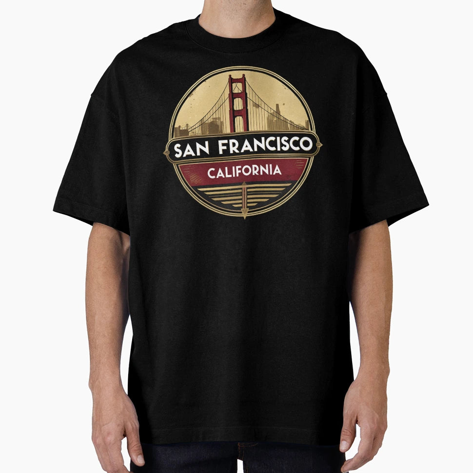San Francisco California T-Shirt - Fun Novelty Design Unisex - T-Shirt, Sweatshirt, Hoodie