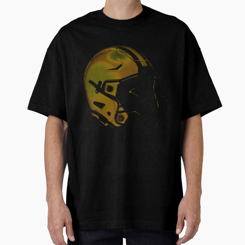 Gold Football Helmet Express Your T-Shirt - Unique Graphic Men Women - T-Shirt, Sweatshirt, Hoodie