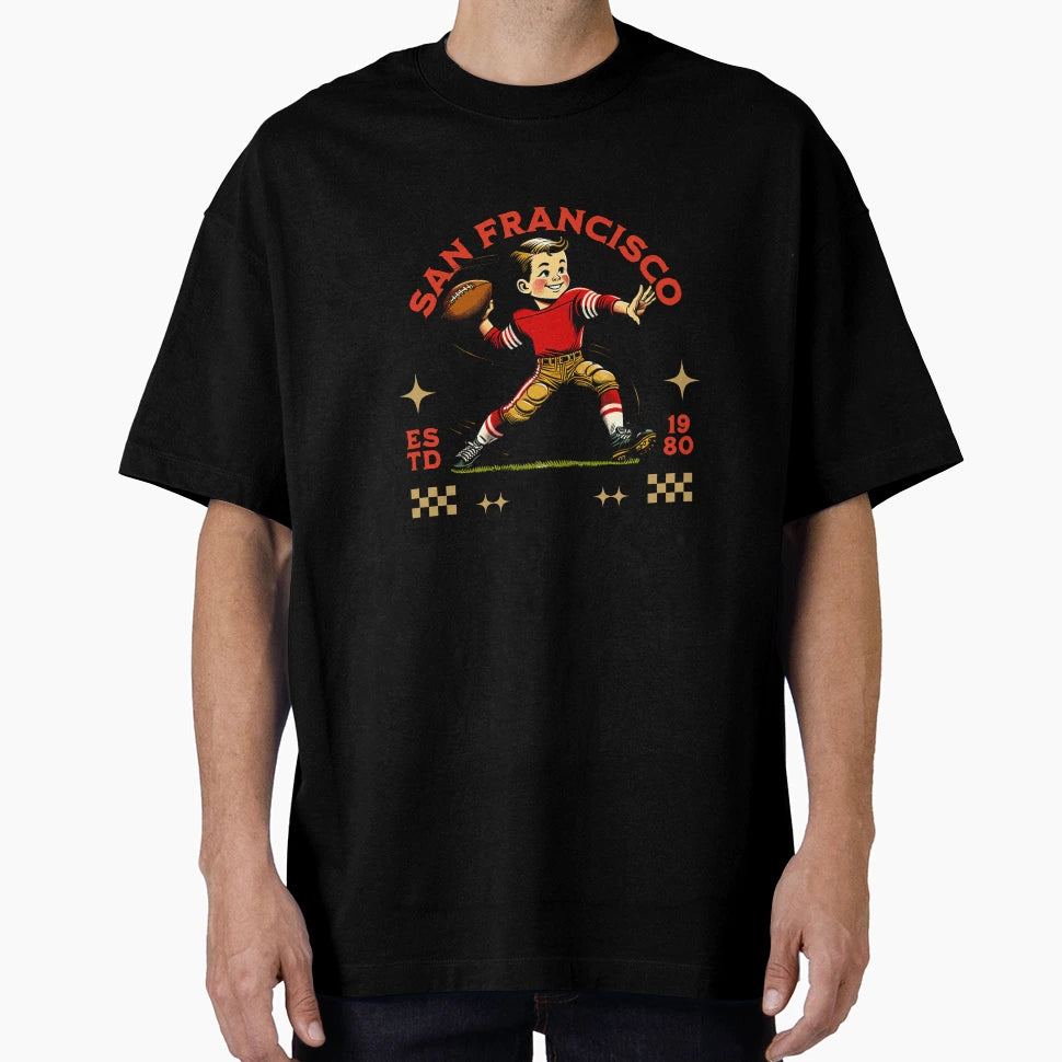 San Francisco Football Player T-Shirt - Casual Everyday Wear for Adults - T-Shirt, Sweatshirt, Hoodie