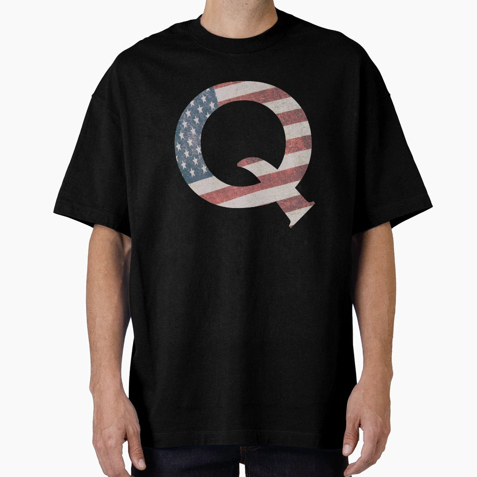 Q America T-Shirt - Unique Graphic for Adults - T-Shirt, Sweatshirt, Hoodie