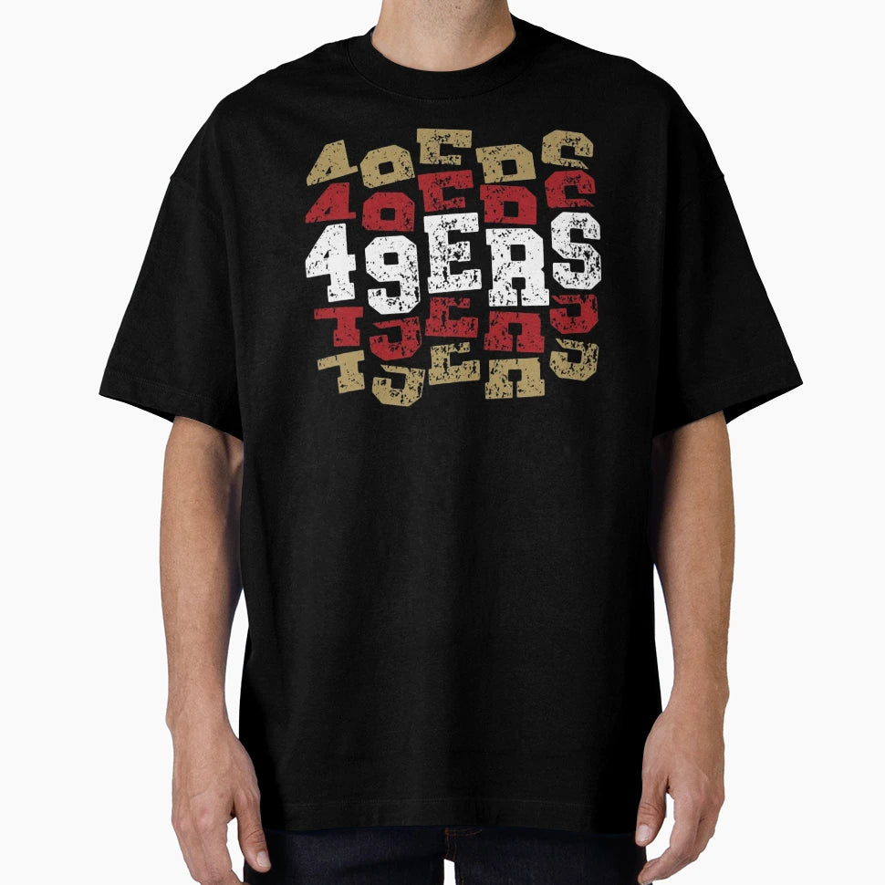 49Ers American Football T-Shirt - Custom Art Print Men Women - T-Shirt, Sweatshirt, Hoodie