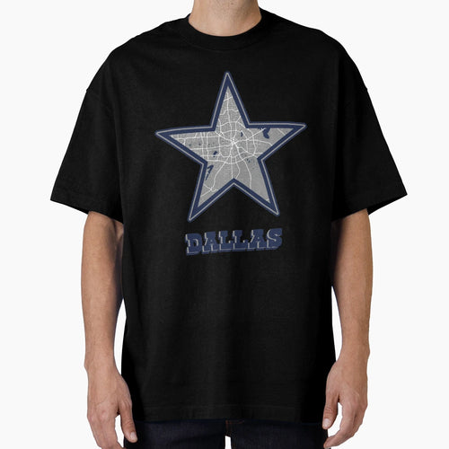 Dallas Lone Star Map T-Shirt - Aesthetic Graphic Unisex - T-Shirt, Sweatshirt, Hoodie