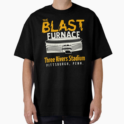 Blast Furnace Three Rivers Stadium T-Shirt - Unique Graphic Unisex - T-Shirt, Sweatshirt, Hoodie