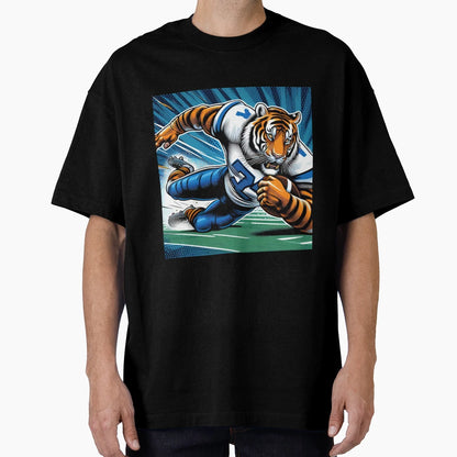 American Football Tiger Rugby Sports T-Shirt - Streetwear Style Unisex - T-Shirt, Sweatshirt, Hoodie