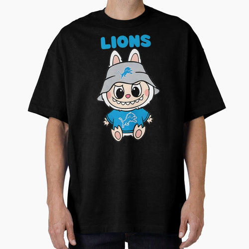 Cartoon Labubu Lions Fan Art T-Shirt - Unique Graphic for Adults - T-Shirt, Sweatshirt, Hoodie
