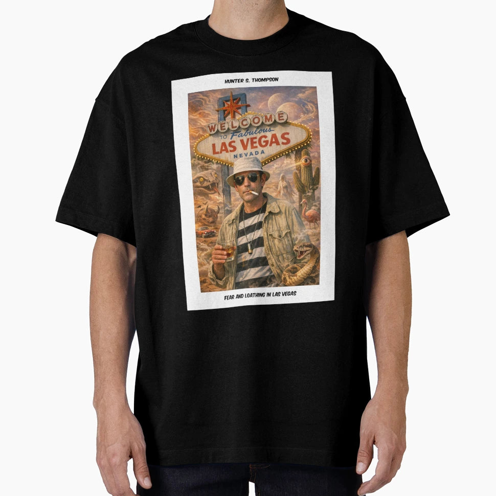 Hunter S Thompson Fear And Loathing Las T-Shirt - Trendy Graphic Men Women - T-Shirt, Sweatshirt, Hoodie