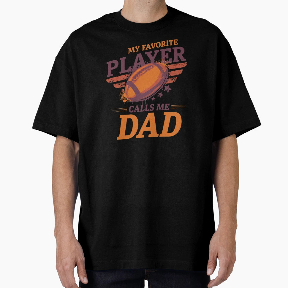 My Favorite Football Player Calls Me T-Shirt - Aesthetic Graphic Unisex - T-Shirt, Sweatshirt, Hoodie