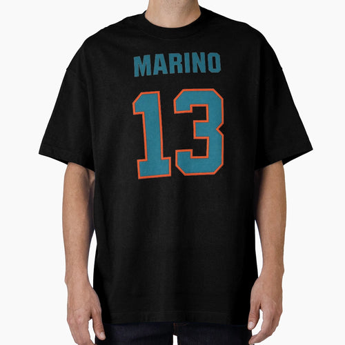 Dan Marino 13 Miami Throwback Number T-Shirt - Trendy Graphic Men Women - T-Shirt, Sweatshirt, Hoodie