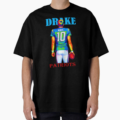 Drake Maye Pop Art Patriots T-Shirt - Fun Novelty Design Unisex - T-Shirt, Sweatshirt, Hoodie