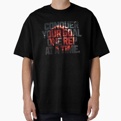 Conquer Your Goal One Rep Time Phase T-Shirt - Custom Art Print for Adults - T-Shirt, Sweatshirt, Hoodie