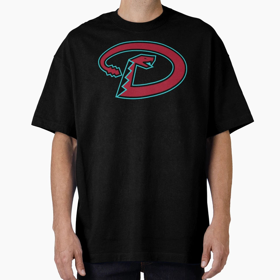 Red Black And Teal D Snake T-Shirt - Novelty Apparel for Adults - T-Shirt, Sweatshirt, Hoodie