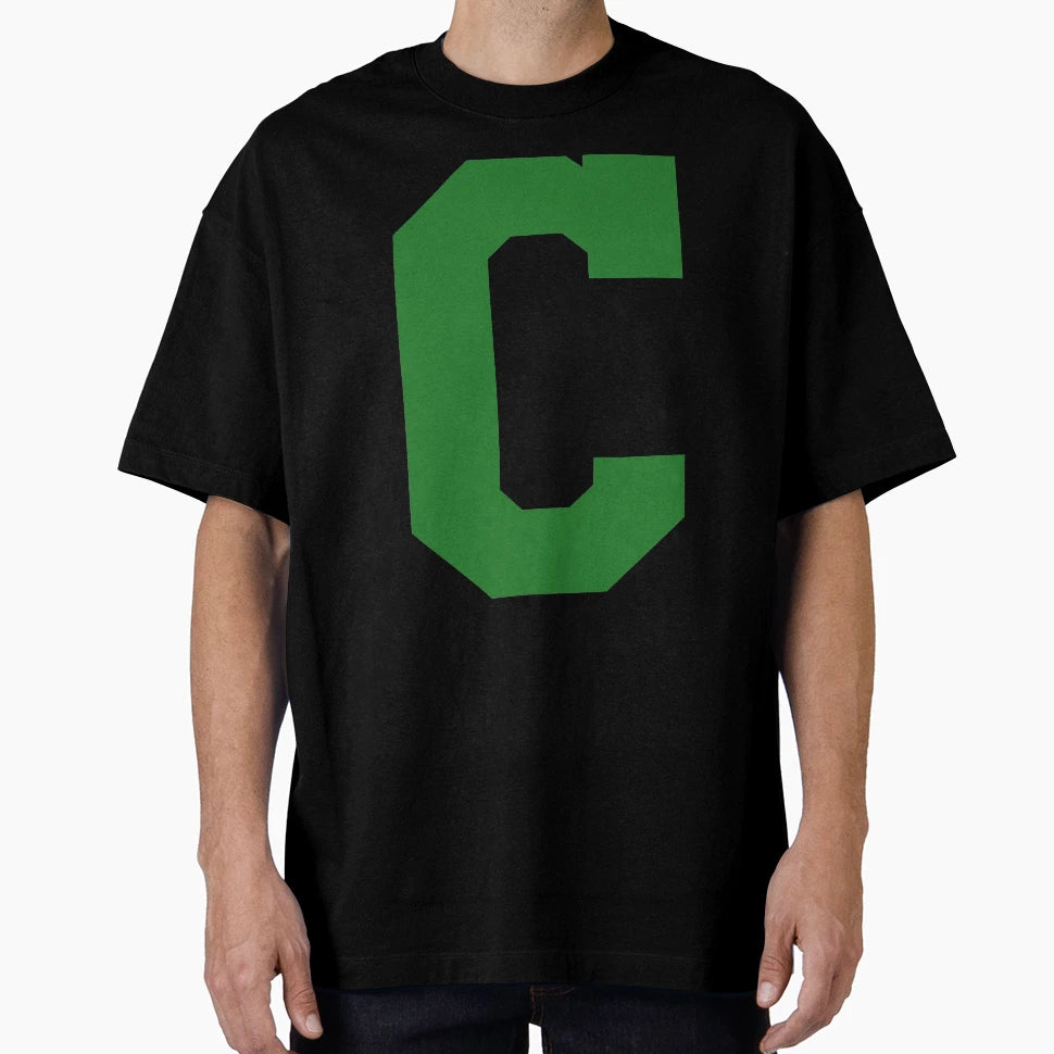 Alphabet Green C Sports Letter C T-Shirt - Unique Graphic for Adults - T-Shirt, Sweatshirt, Hoodie