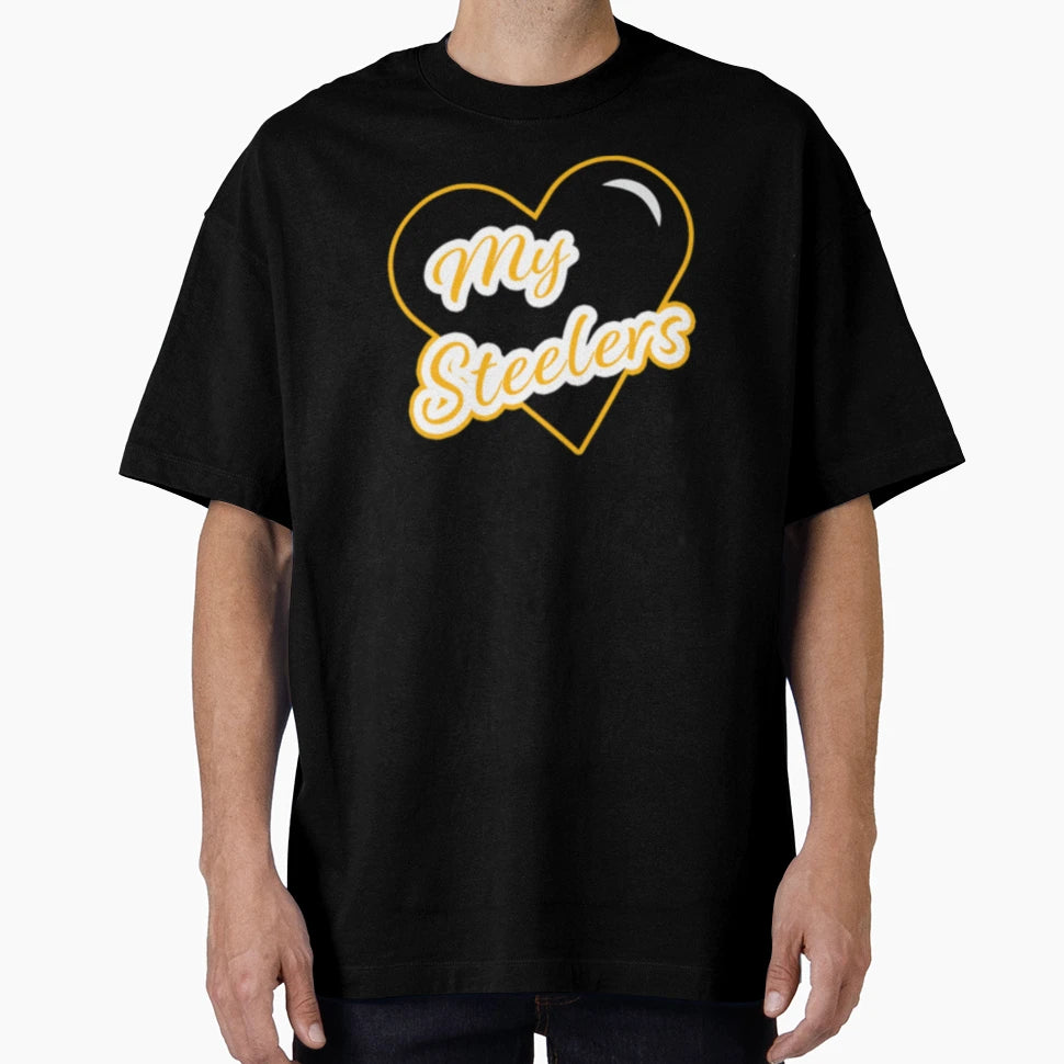 Heart My Pittsburgh Steelers T-Shirt - Unique Graphic for Adults - T-Shirt, Sweatshirt, Hoodie