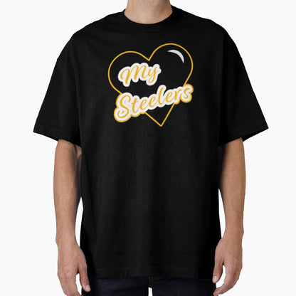 Heart My Pittsburgh Steelers T-Shirt - Unique Graphic for Adults - T-Shirt, Sweatshirt, Hoodie
