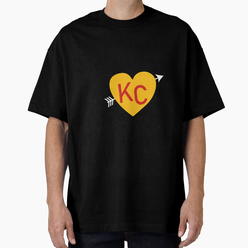 Kc Heart T-Shirt - Trendy Graphic Unisex - T-Shirt, Sweatshirt, Hoodie