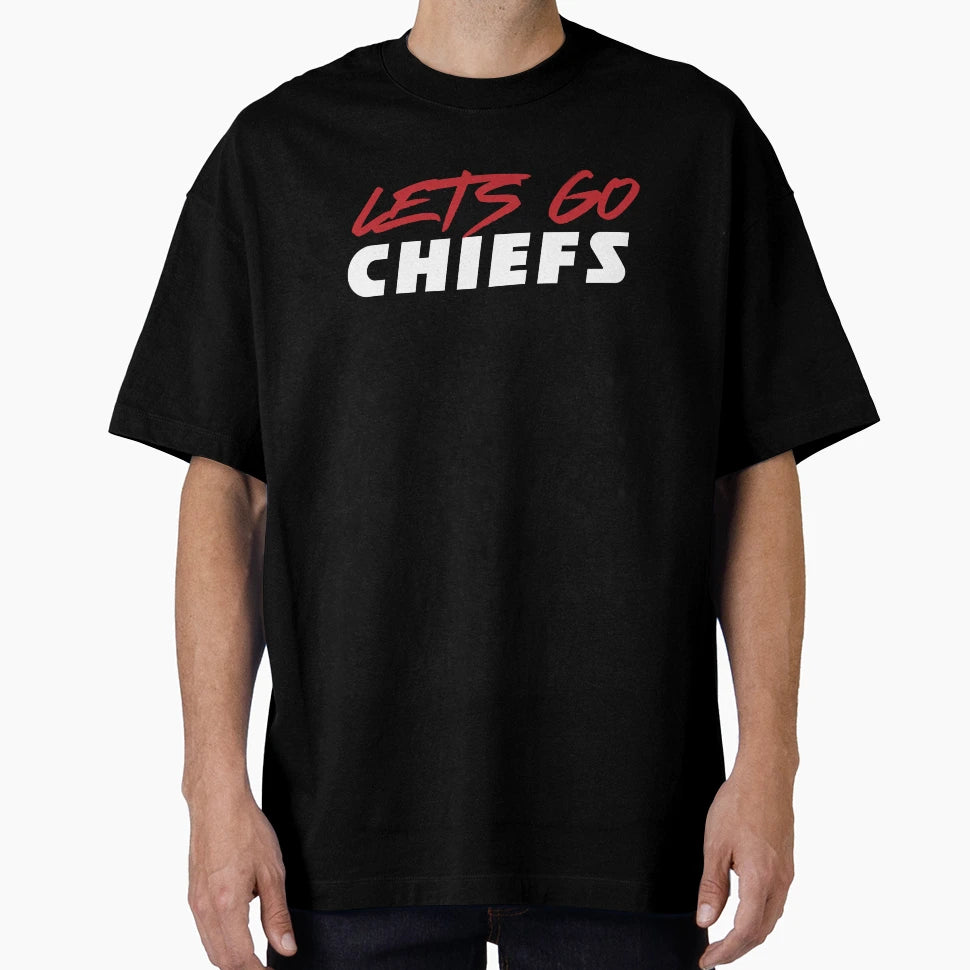 Lets Go Chiefs T-Shirt - Custom Art Print for Adults - T-Shirt, Sweatshirt, Hoodie