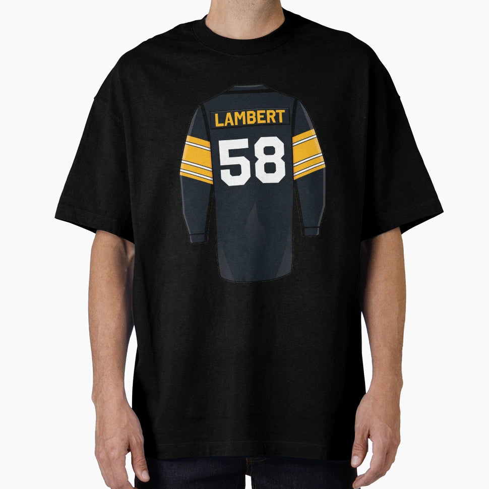Jack Lambert Jersey T-Shirt - Minimalist Print Unisex - T-Shirt, Sweatshirt, Hoodie