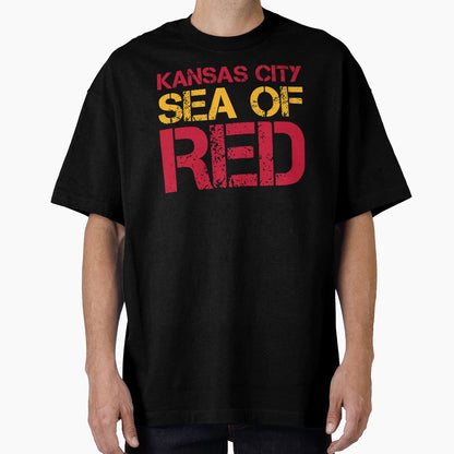 Kansas City Sea Red T-Shirt - Graphic Print Men Women - T-Shirt, Sweatshirt, Hoodie