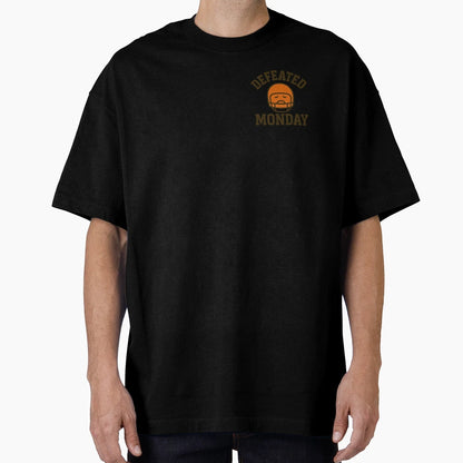 Defeated Monday Helmet T-Shirt - Casual Everyday Wear Unisex - T-Shirt, Sweatshirt, Hoodie