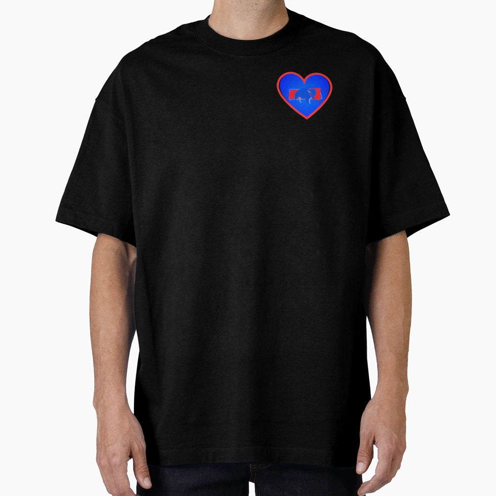 Buffalo Bills Heart T-Shirt - Unique Graphic Unisex - T-Shirt, Sweatshirt, Hoodie