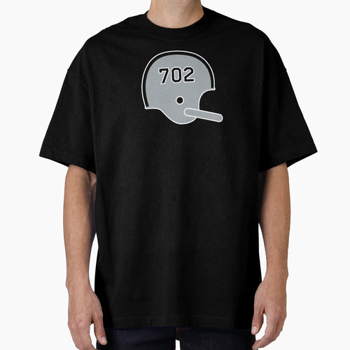 Las Vegas Raiders 702 Helmet T-Shirt - Trendy Graphic Unisex - T-Shirt, Sweatshirt, Hoodie