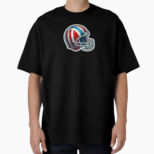 Patriotic Buffalo Helmet T-Shirt - Minimalist Print Unisex - T-Shirt, Sweatshirt, Hoodie
