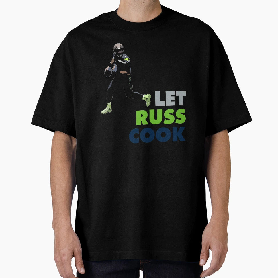 Let Russ Cook T-Shirt - Fun Novelty Design Men Women - T-Shirt, Sweatshirt, Hoodie