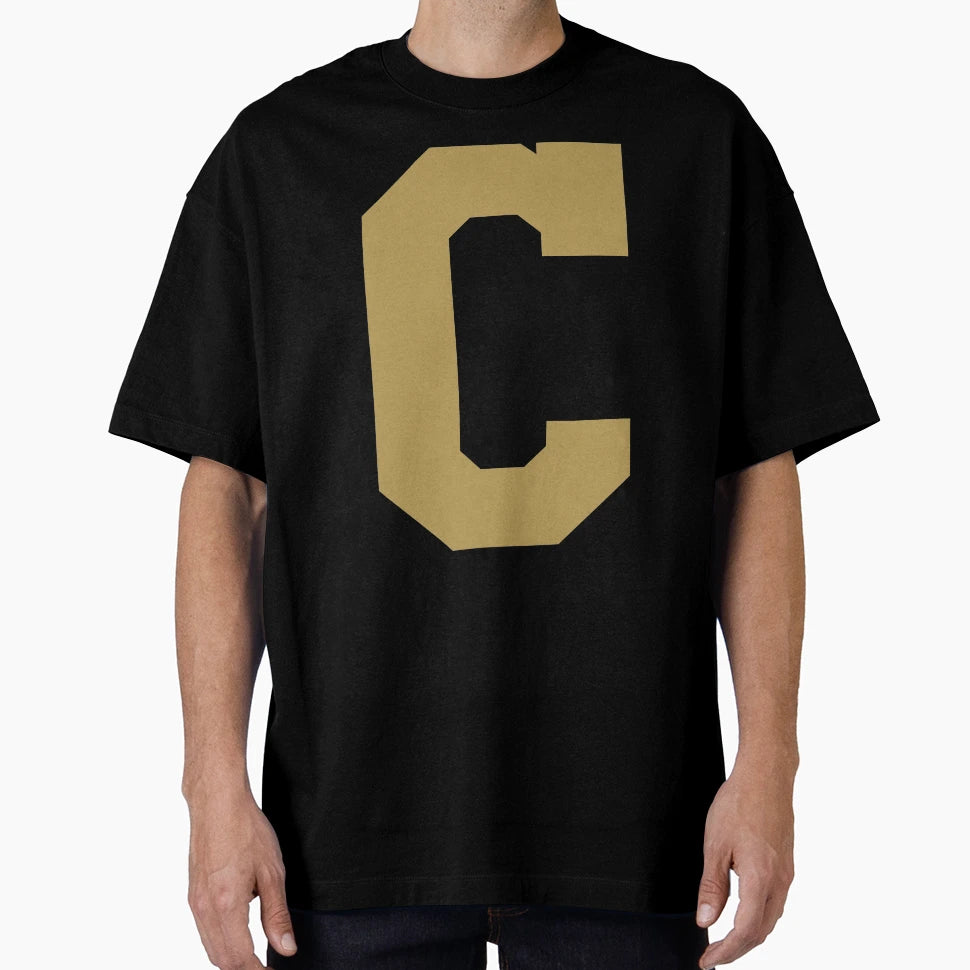 Alphabet Gold C Sports Letter C T-Shirt - Custom Art Print Unisex - T-Shirt, Sweatshirt, Hoodie