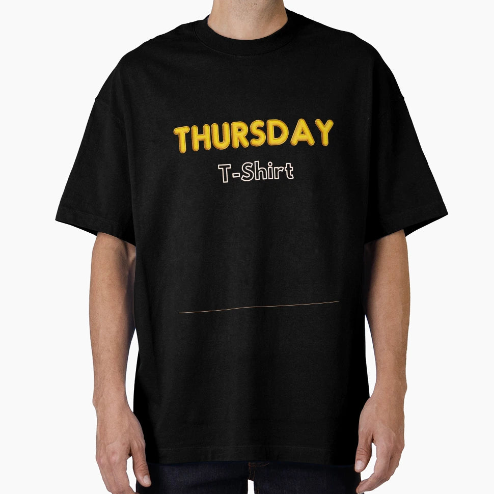 Thursdays Only T-Shirt - Minimalist Print Unisex - T-Shirt, Sweatshirt, Hoodie