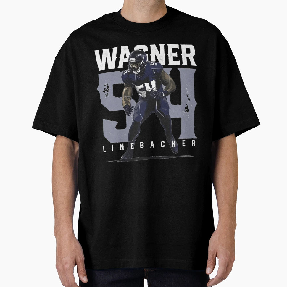 Bobby Wagner T-Shirt - Graphic Print Unisex - T-Shirt, Sweatshirt, Hoodie