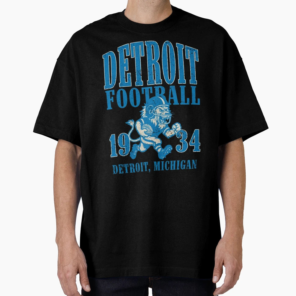 Football Detroit Lions T-Shirt - Casual Everyday Wear for Adults - T-Shirt, Sweatshirt, Hoodie