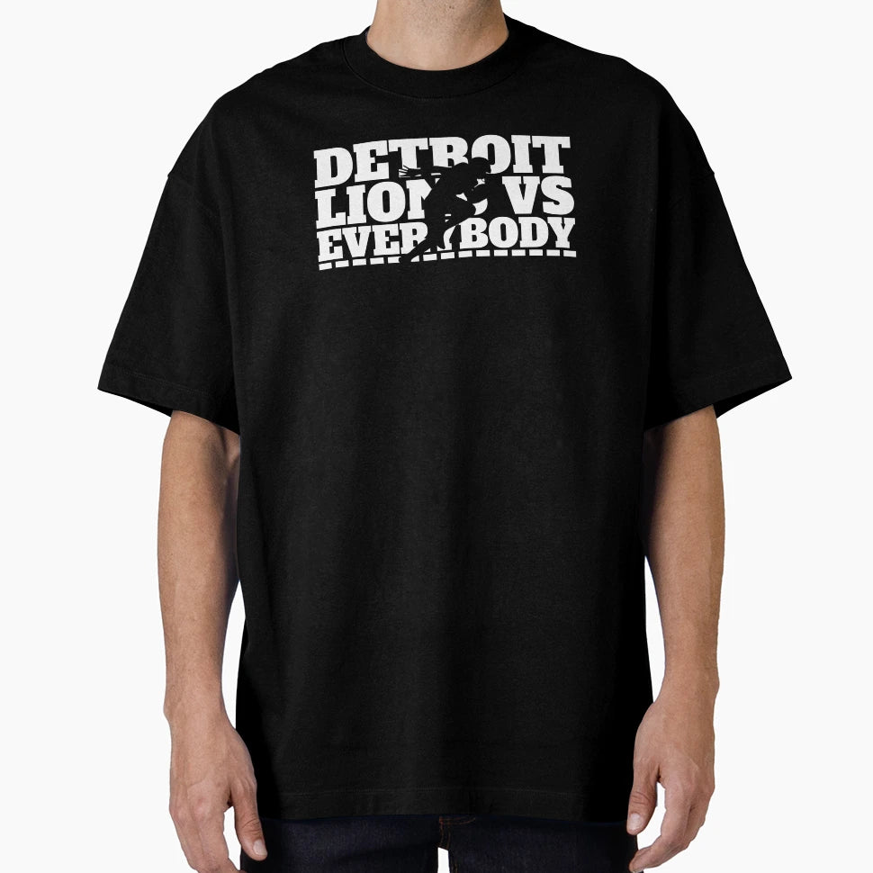 Detroit Vs Everyone T-Shirt - Graphic Print Unisex - T-Shirt, Sweatshirt, Hoodie