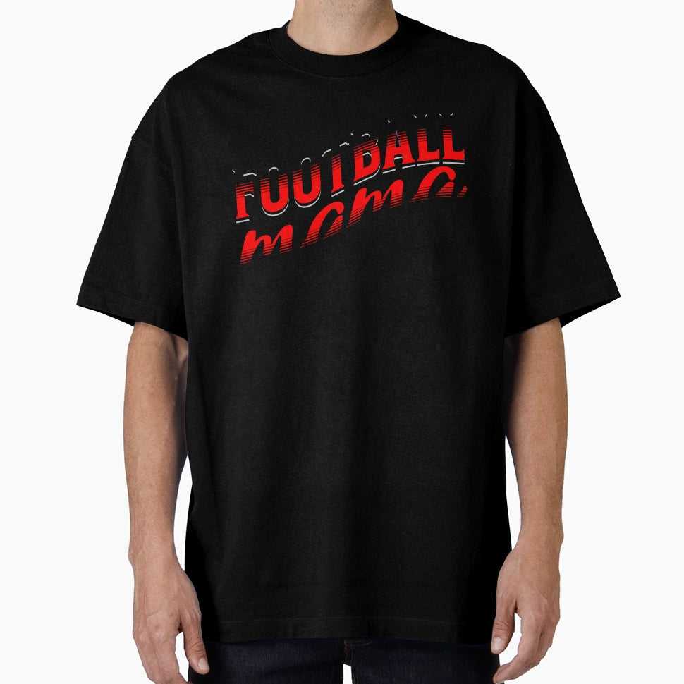 Red Fantasy Football Mom T-Shirt - Unique Graphic for Adults - T-Shirt, Sweatshirt, Hoodie