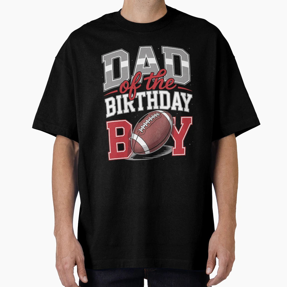 Dad Football Birthday Family Baller B T-Shirt - Unique Graphic Men Women - T-Shirt, Sweatshirt, Hoodie