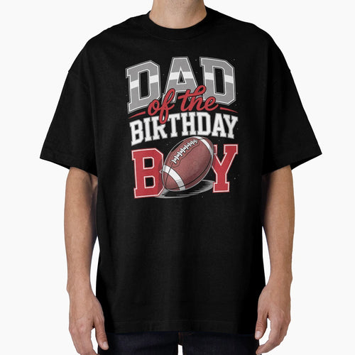 Dad Football Birthday Family Baller B T-Shirt - Unique Graphic Men Women - T-Shirt, Sweatshirt, Hoodie