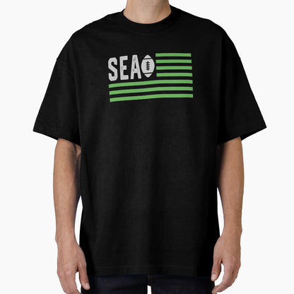 Seattle Football Is American T-Shirt - Minimalist Print Unisex - T-Shirt, Sweatshirt, Hoodie
