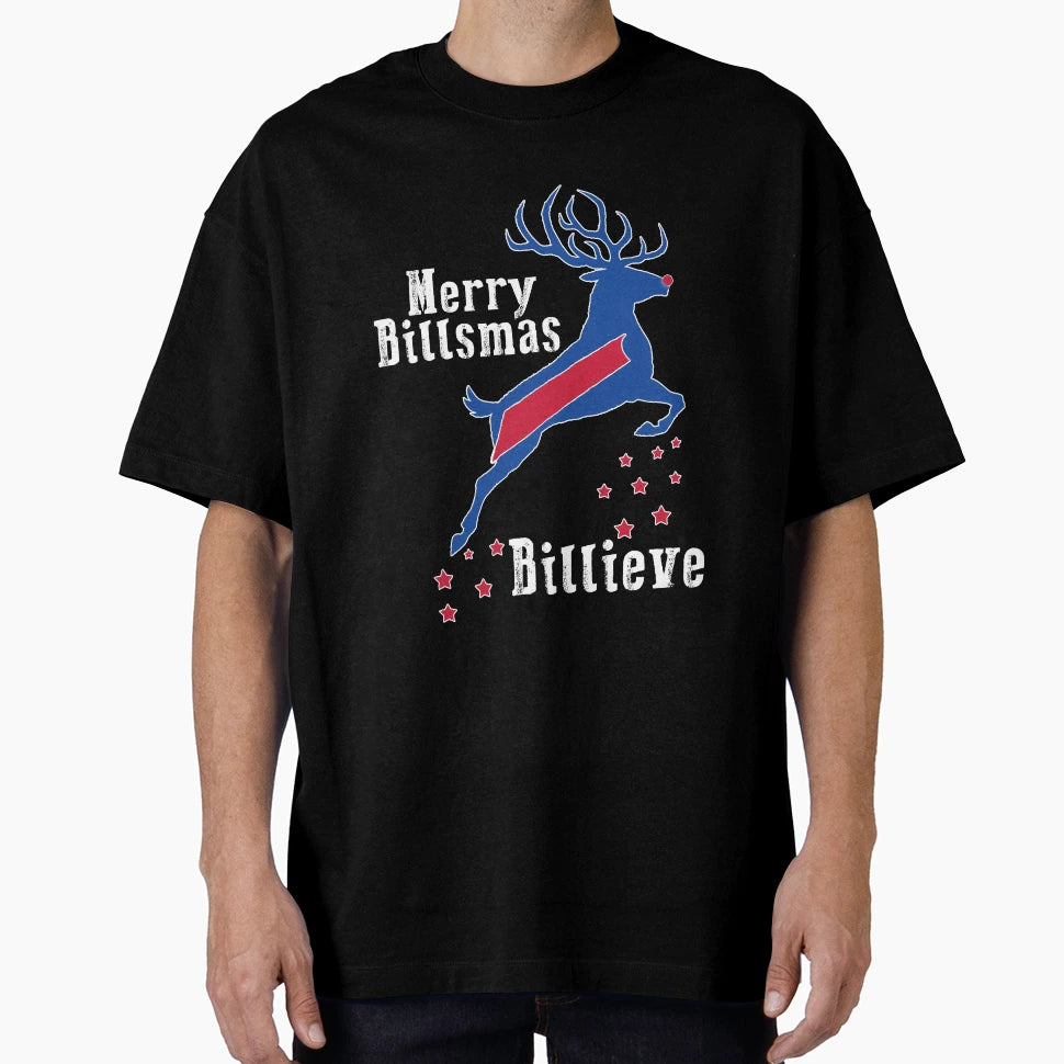 Merry Billsmas Billieve Buffalo Bills T-Shirt - Trendy Graphic Men Women - T-Shirt, Sweatshirt, Hoodie