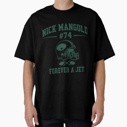 Football Number Seventy Four Green Layout T-Shirt - Trendy Graphic Unisex - T-Shirt, Sweatshirt, Hoodie