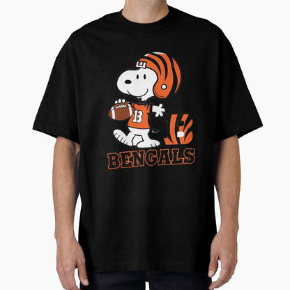 Snoopy Cincinnati Football T-Shirt - Graphic Print for Adults - T-Shirt, Sweatshirt, Hoodie