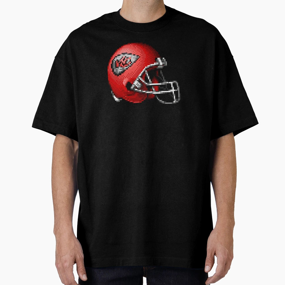 Chiefs Helmet Sprite T-Shirt - Unique Graphic for Adults - T-Shirt, Sweatshirt, Hoodie