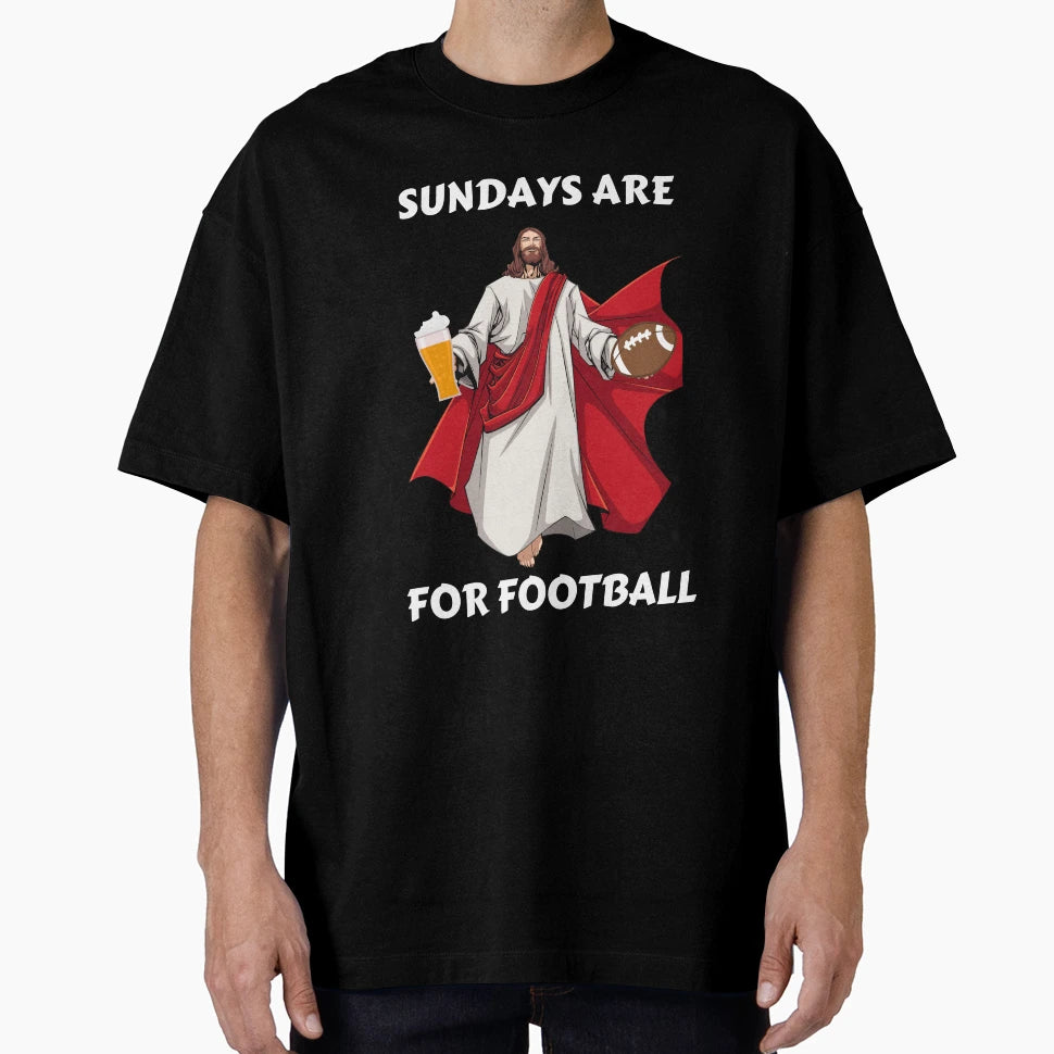 Sundays Are Football T-Shirt - Fun Novelty Design for Adults - T-Shirt, Sweatshirt, Hoodie
